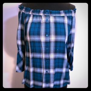 New York and Company off the shoulder blouse.
